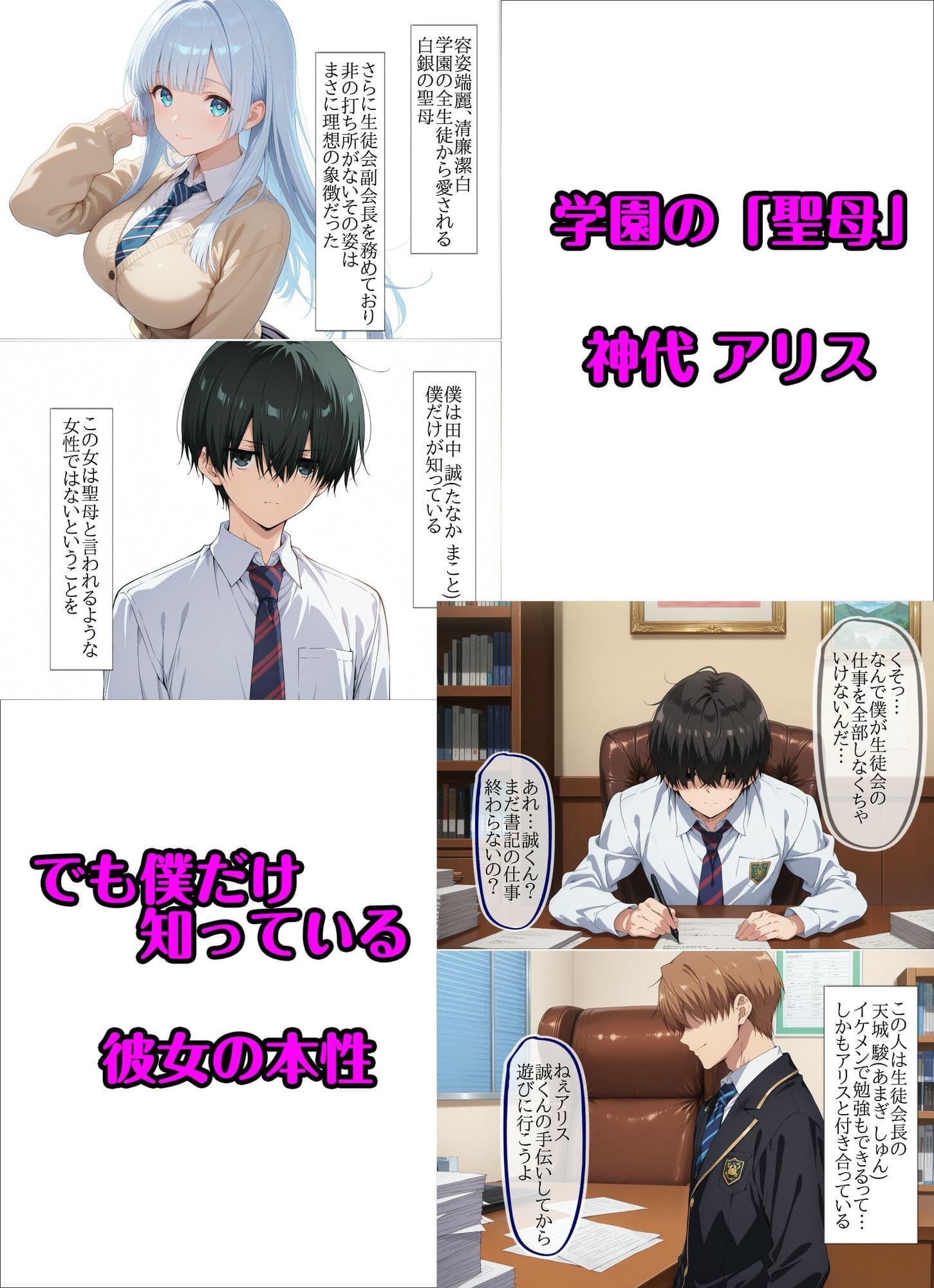 微睡の残視 俺にだけ冷たい聖母サマ催●で堕ちる サンプル 1