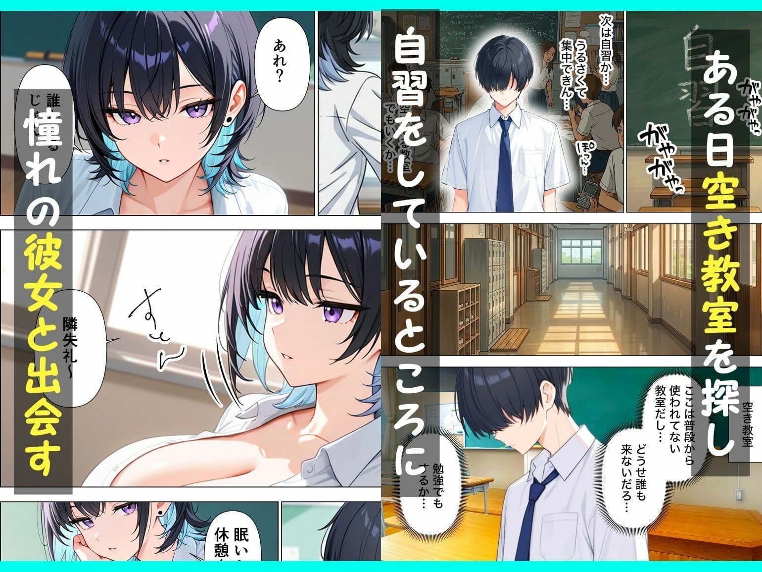 童貞陰キャの僕がジト目クールギャルと絶頂しないと出られない部屋で生ハメセックスしまくる話 サンプル 2