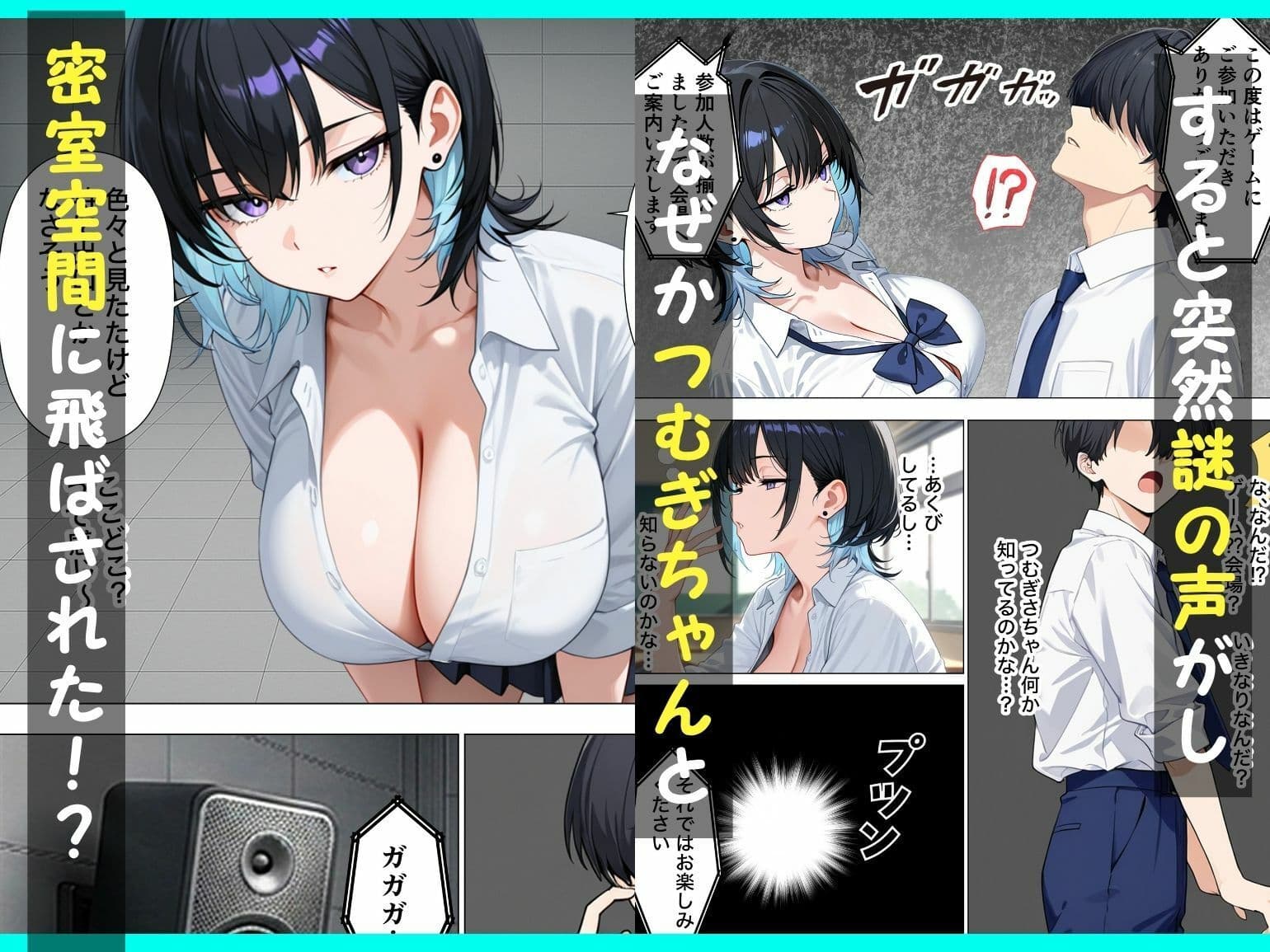 童貞陰キャの僕がジト目クールギャルと絶頂しないと出られない部屋で生ハメセックスしまくる話 サンプル 3