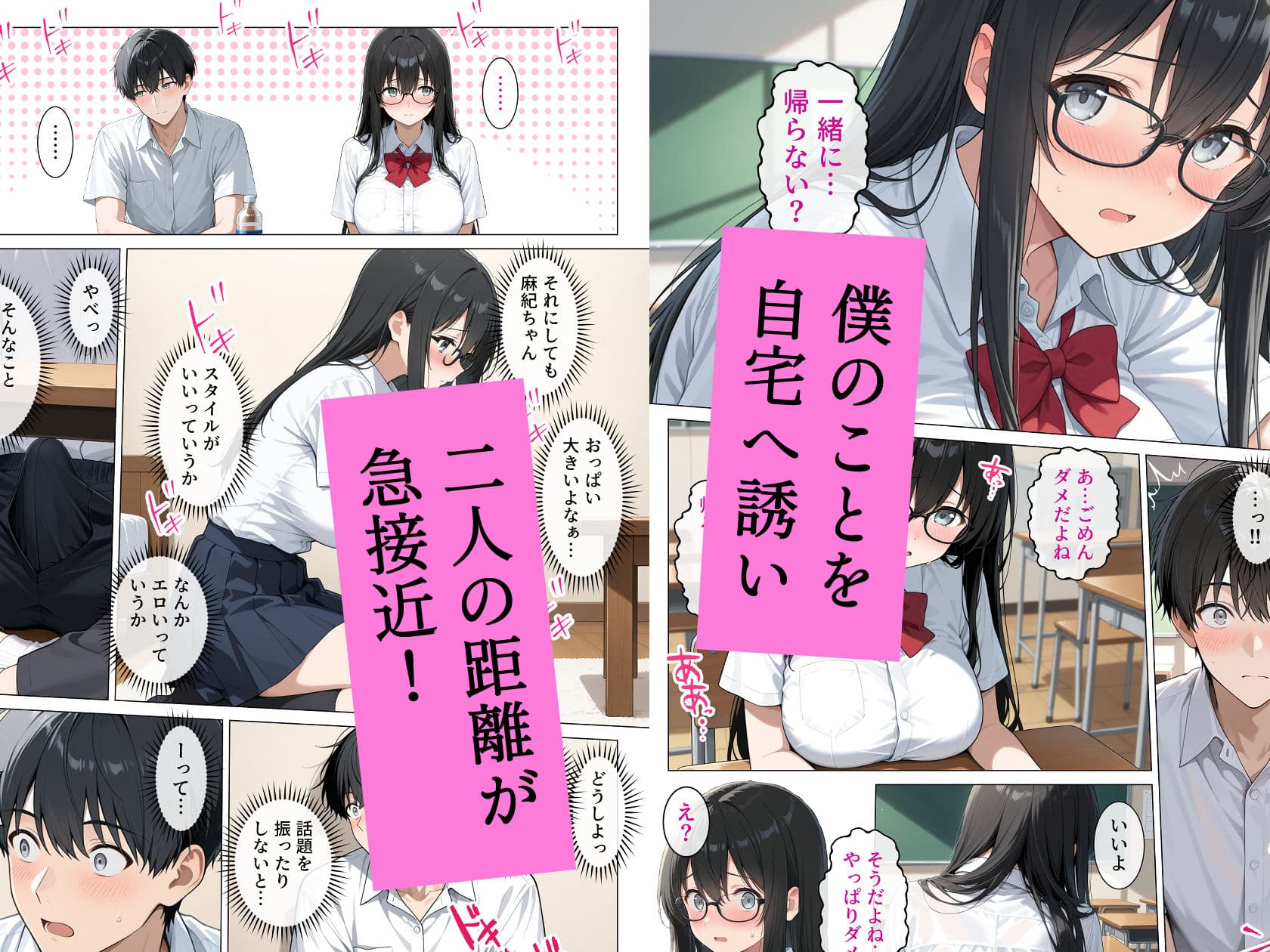 恋愛漫画みたいに互いを意識してたら両想いと分かって性欲全開発情セックス サンプル 6