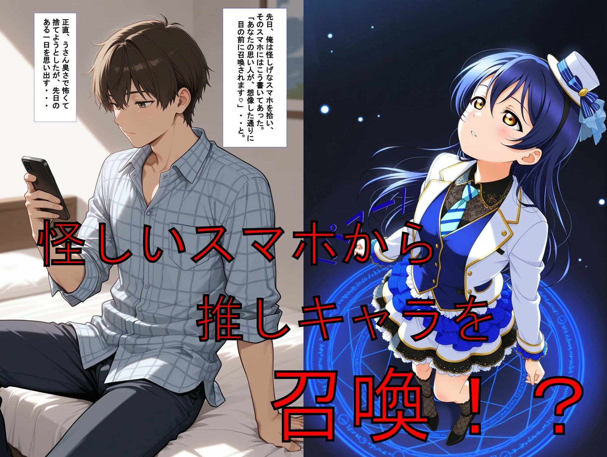 推しキャラ召喚した俺！  トップアイドル美少女を犯しつくす！  〜園〇  海未〜ver サンプル 1