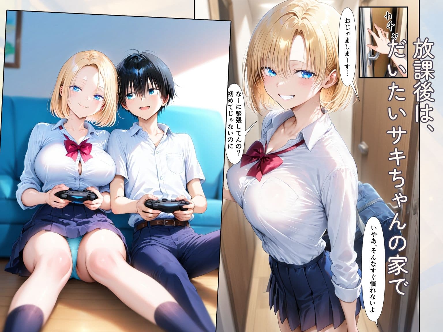 優しいギャルと僕の、甘い放課後 サンプル 3