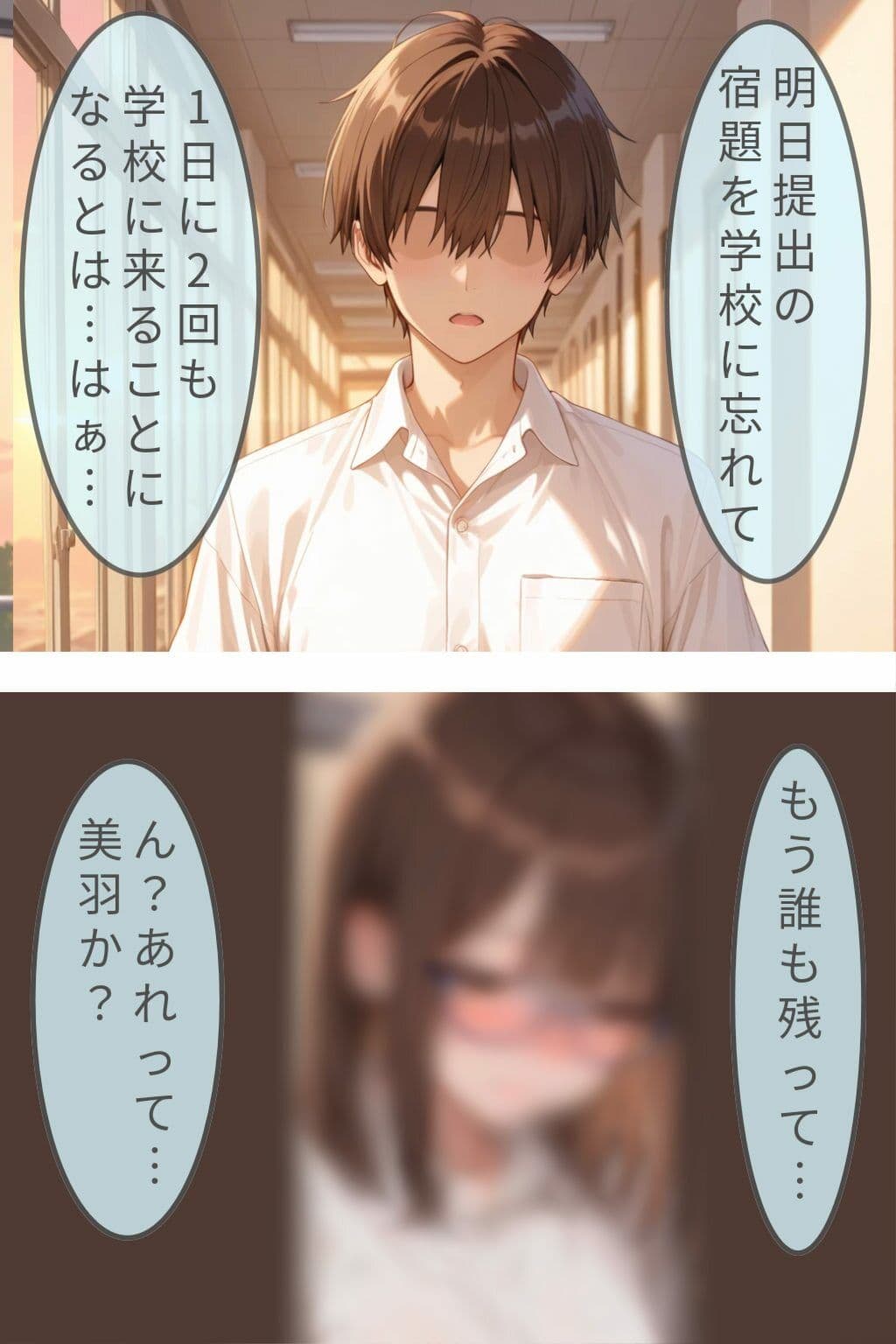 茜空に溶ける肌色 サンプル 1