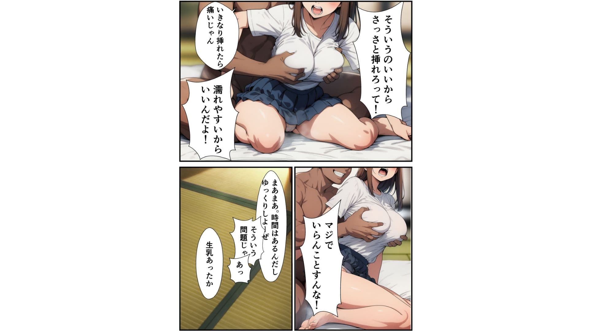 生意気なJKが弱みを握られSEXにもちこまれる話 サンプル 7