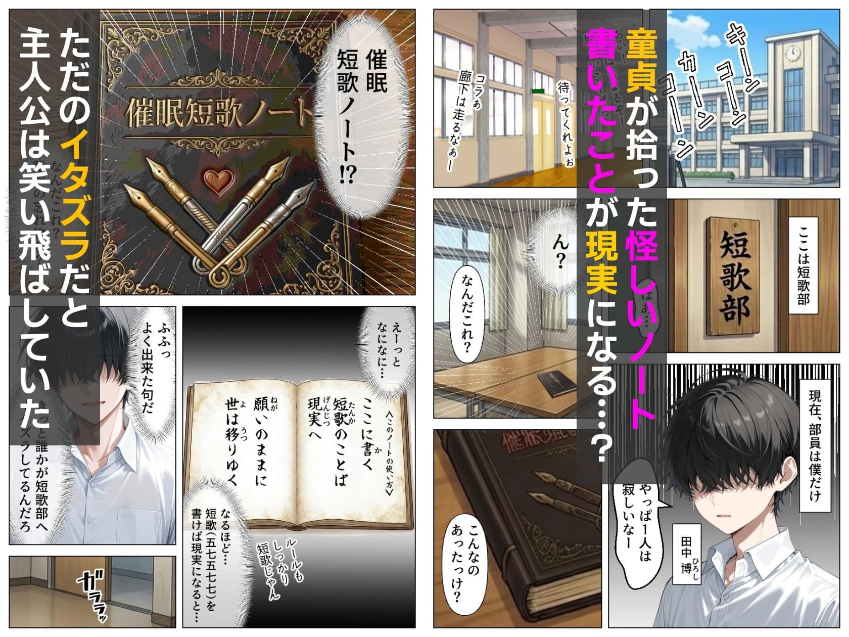 童貞の僕が催●ノートで一軍ギャルと3P？？絶頂生ハメSEXした話 サンプル 1