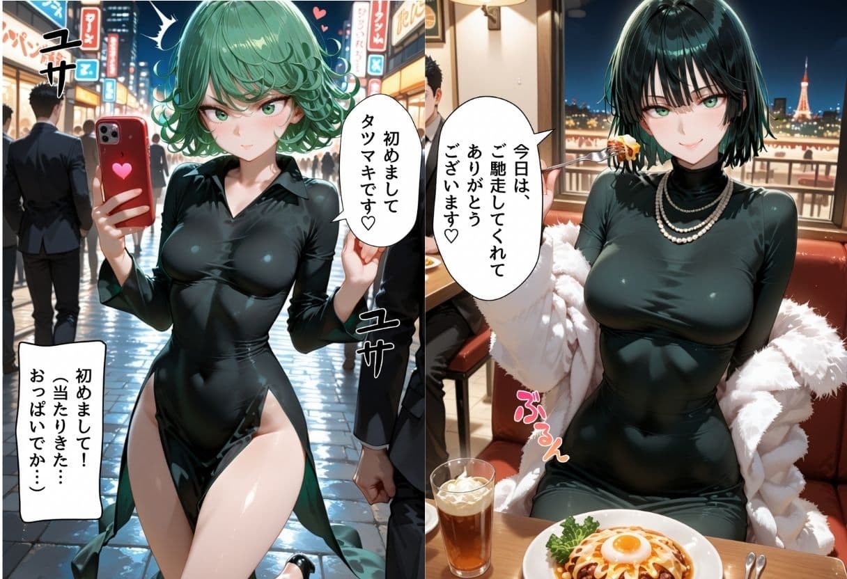 マッチングアプリで出会った美女をメス堕ちさせた話 ワ〇パンマン編 サンプル 1