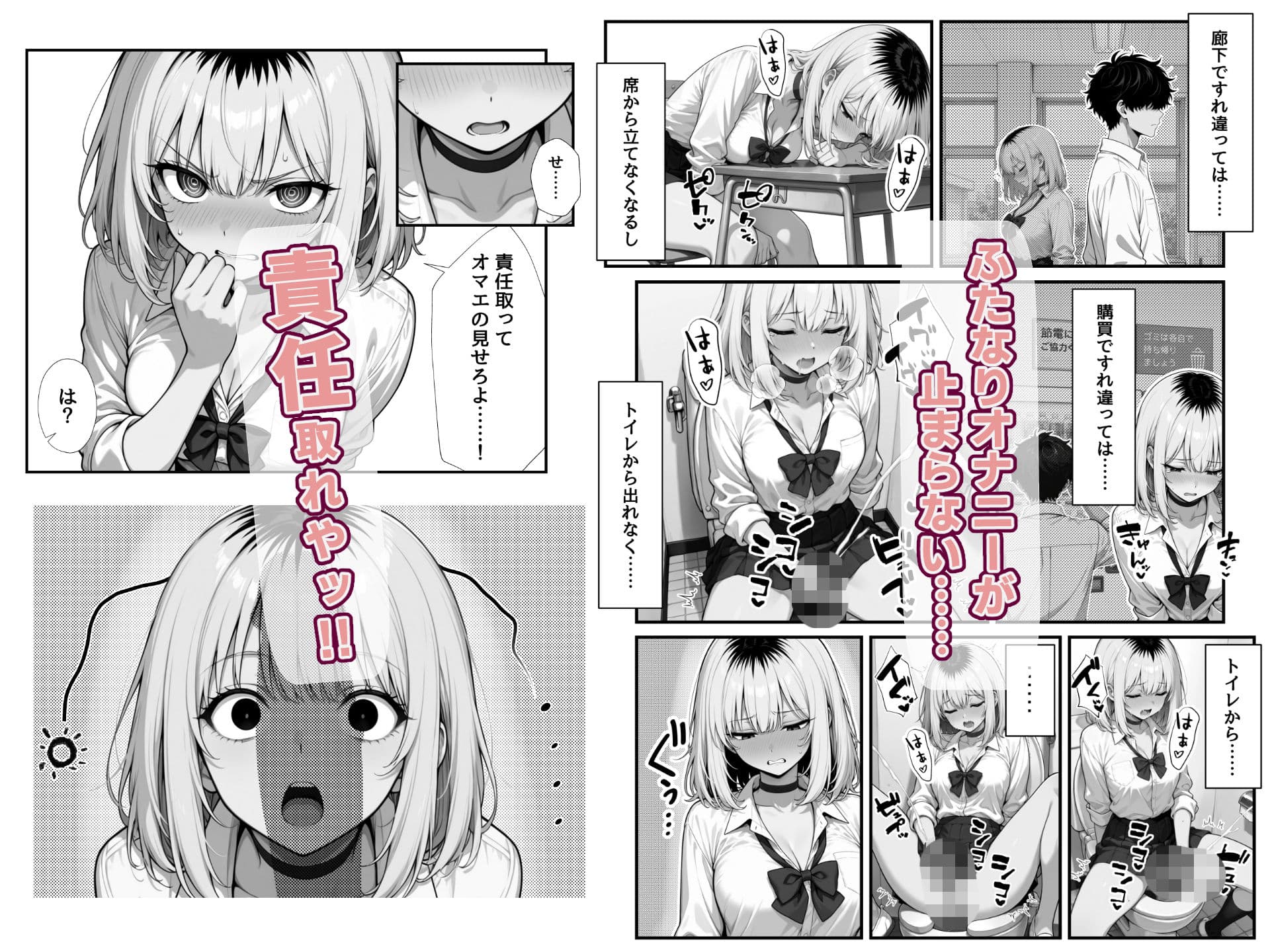 ふたなりヤンキー雑魚ちんぽマゾ先輩 サンプル 3
