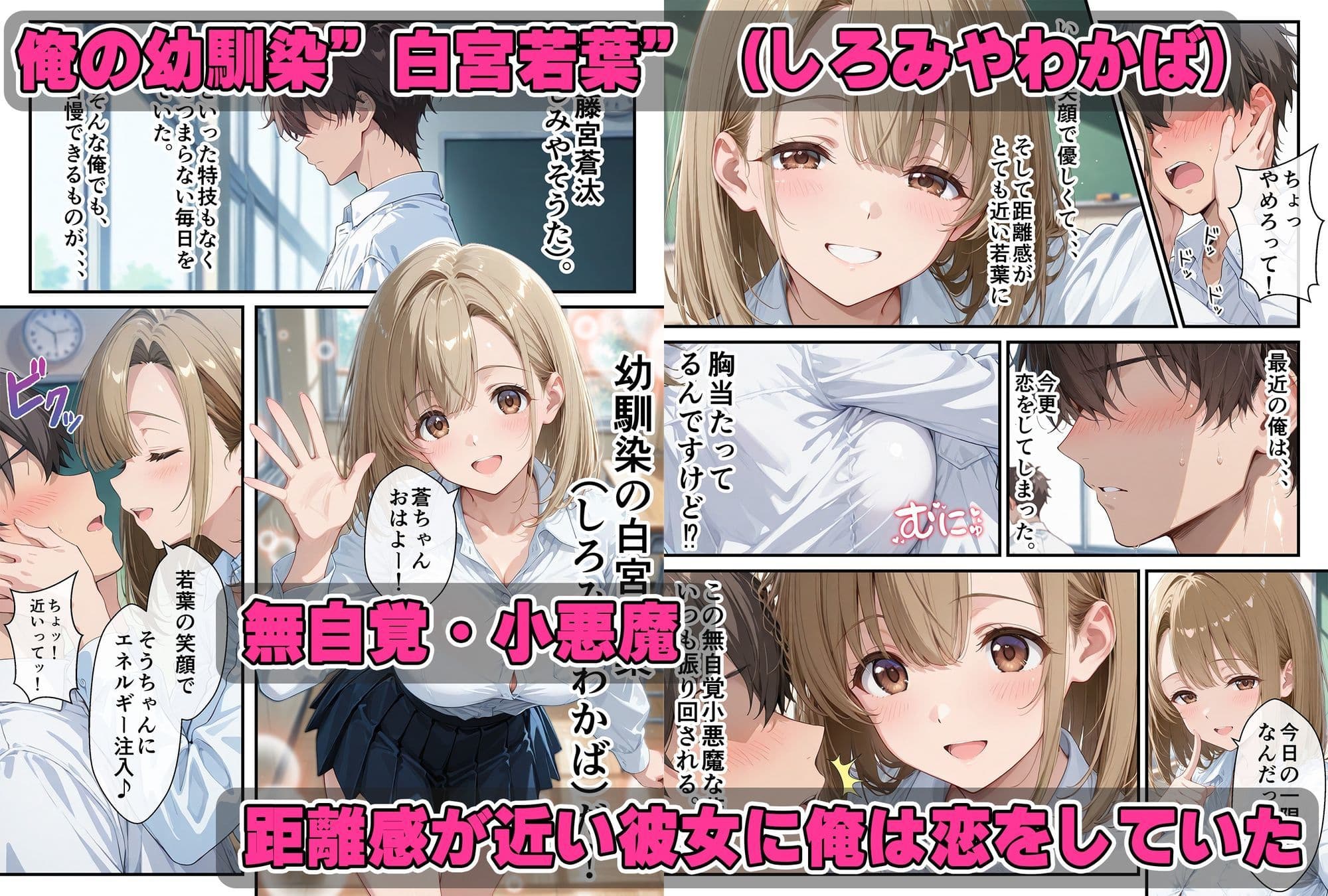 無自覚小悪魔な幼馴染〜毎日誘惑してくる彼女に分からせ・生はめセックス〜初めての快楽堕ち サンプル 1