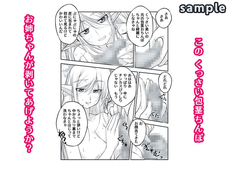 剥いてくれるエルフ姉が欲しかった サンプル 3