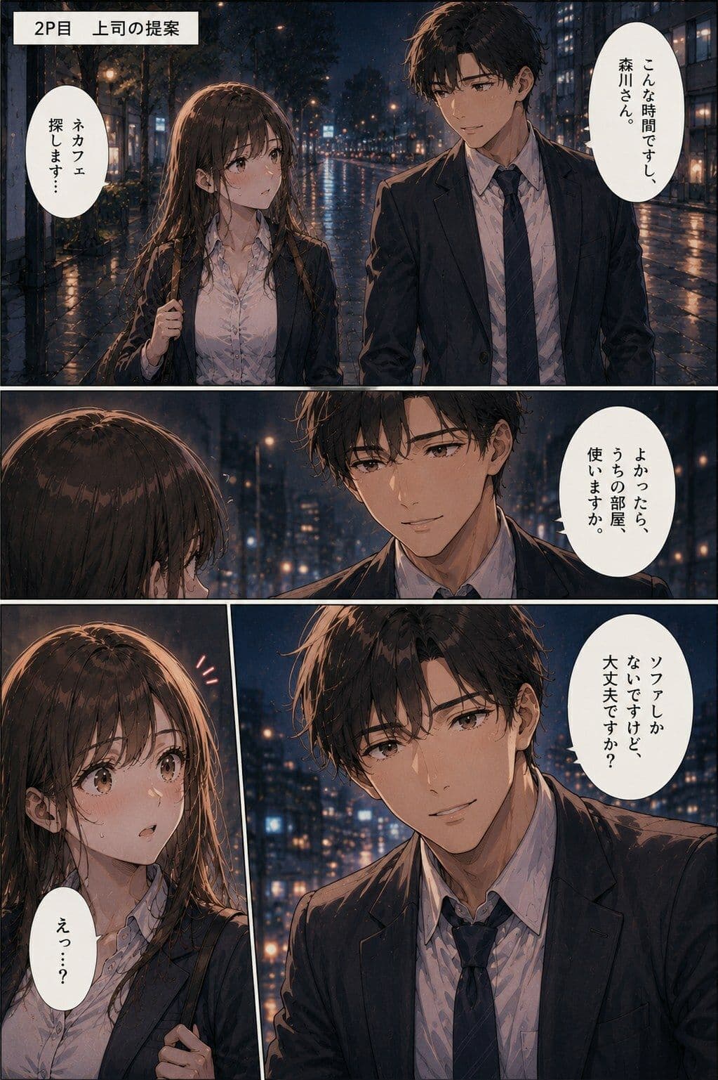 新入社員の彼女は、終電を逃した夜を忘れられなかった ―教育係の上司と、もう一度だけ― サンプル 2