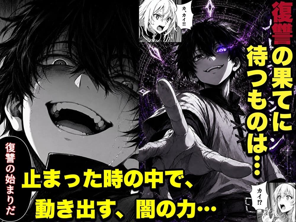 勇者パーティに処刑された闇魔法使いの俺は、EXスキル【時間牢獄】に目覚め、殺すより残酷な復讐をすることにした2 サンプル 1