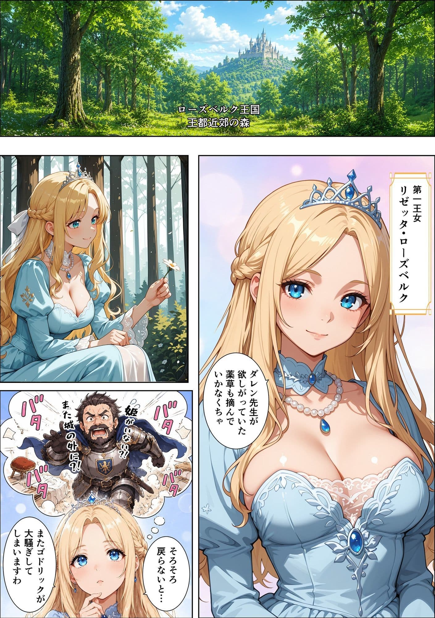 魔女の呪いで眠ってしまったお姫さまにハゲデブおじさんが種付け中出し! サンプル 2