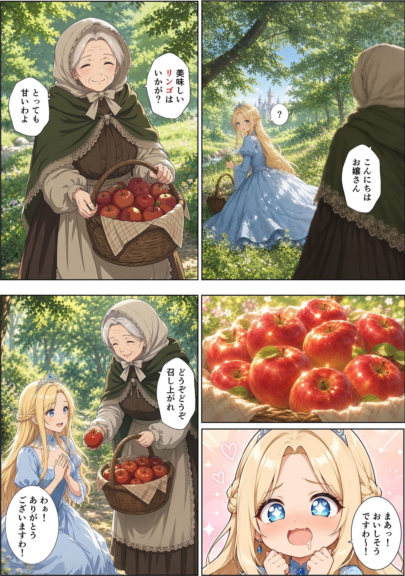 魔女の呪いで眠ってしまったお姫さまにハゲデブおじさんが種付け中出し! サンプル 3