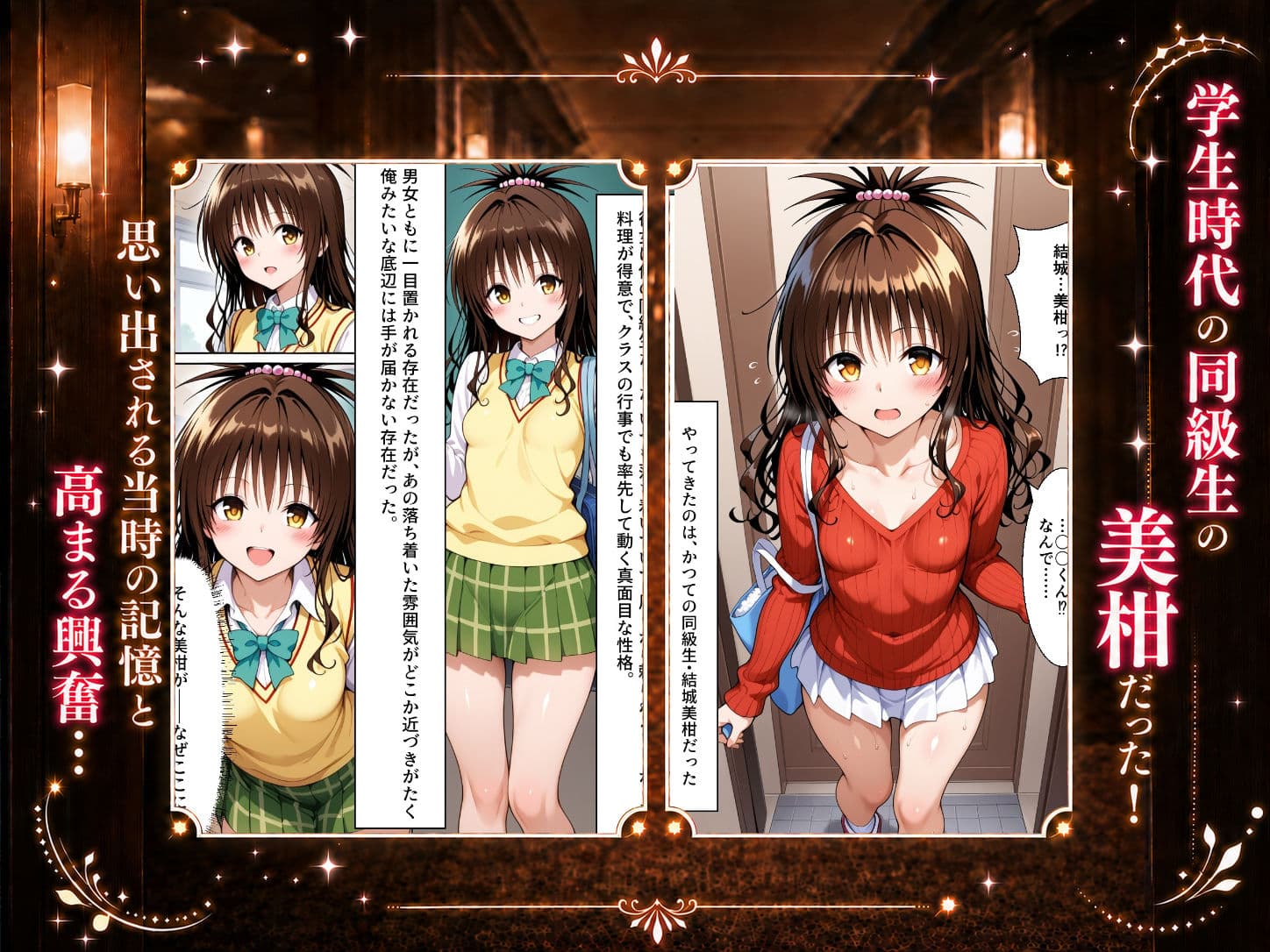 扉を開けたら美〇が立っていた サンプル 2