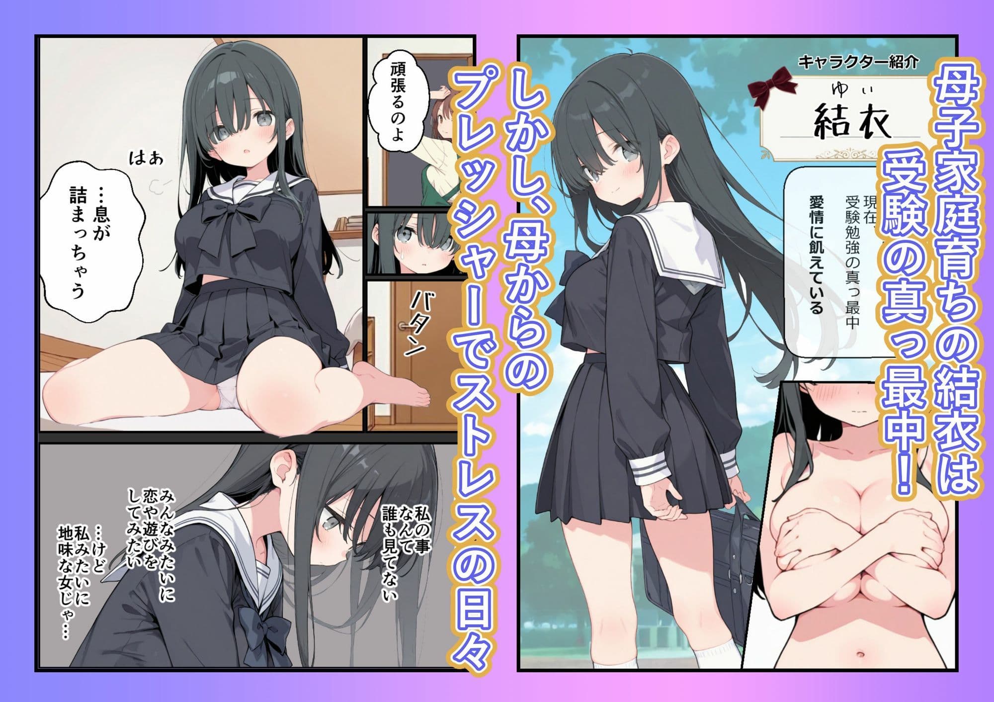 父親のいない地味な娘とオジサン家庭教師 サンプル 1