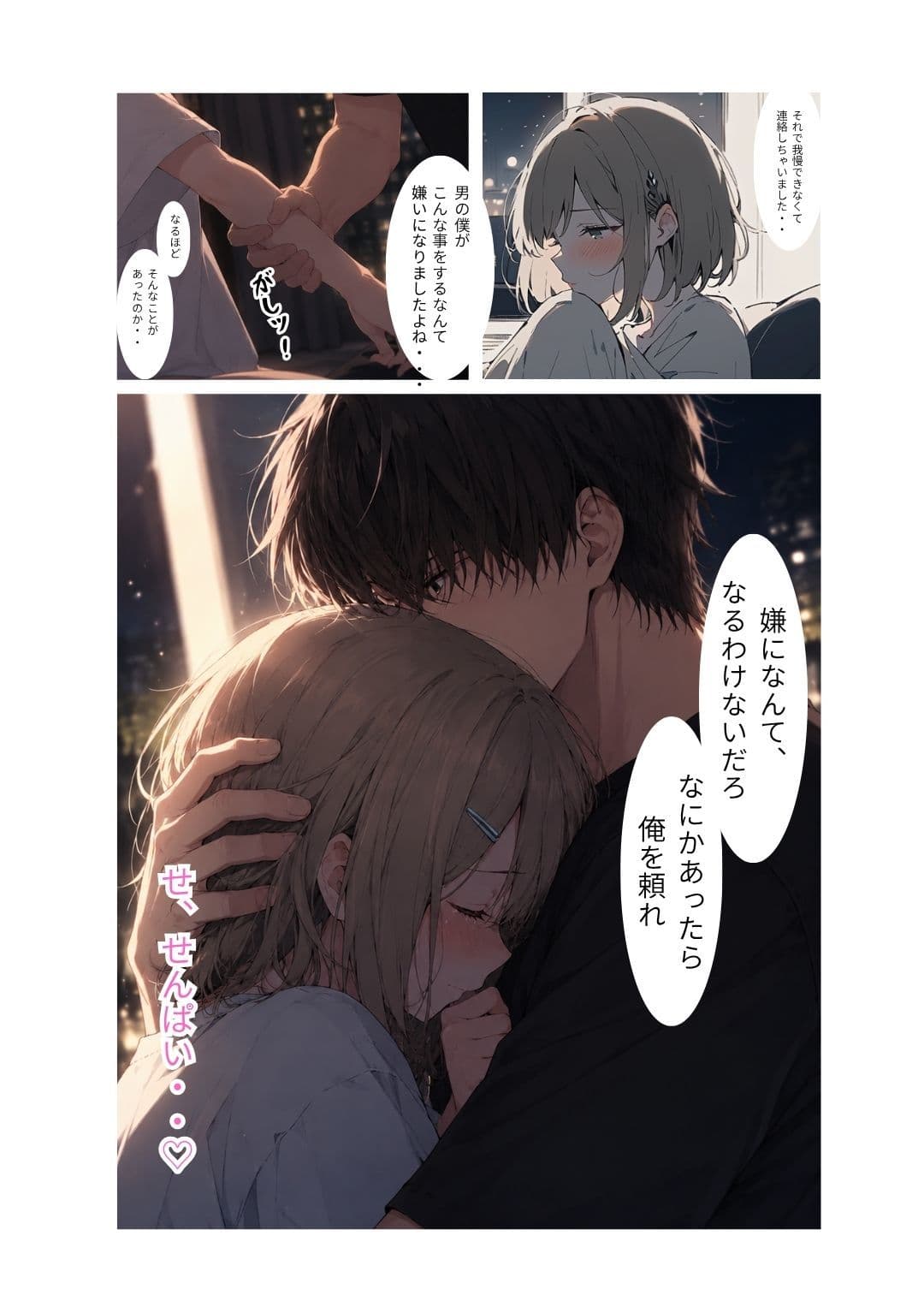 終電逃した男の娘が先輩と朝までアナル中出ししまくった件 サンプル 5