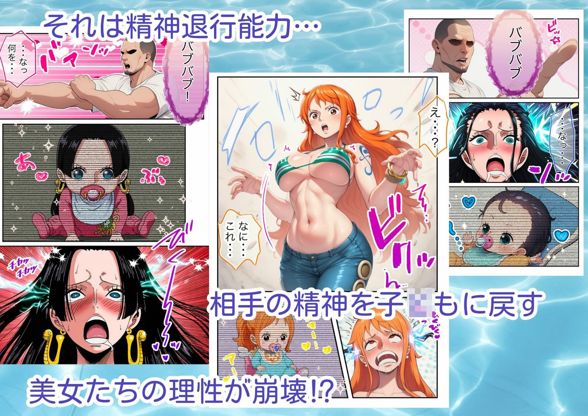 バブバブの実でワンピースヒロインを精神退行(赤ちゃん化)させたら性欲が暴走した話 サンプル 2
