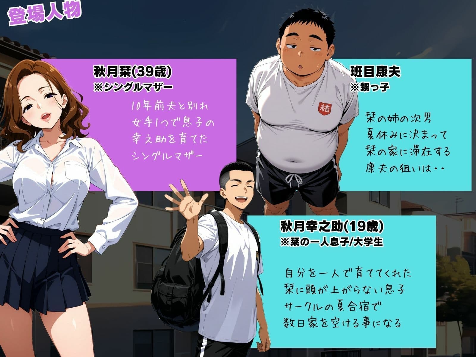 【1話無料】僕の自慢の母さんが親戚のくそ○キに牝調教されていた話（前編） サンプル 4