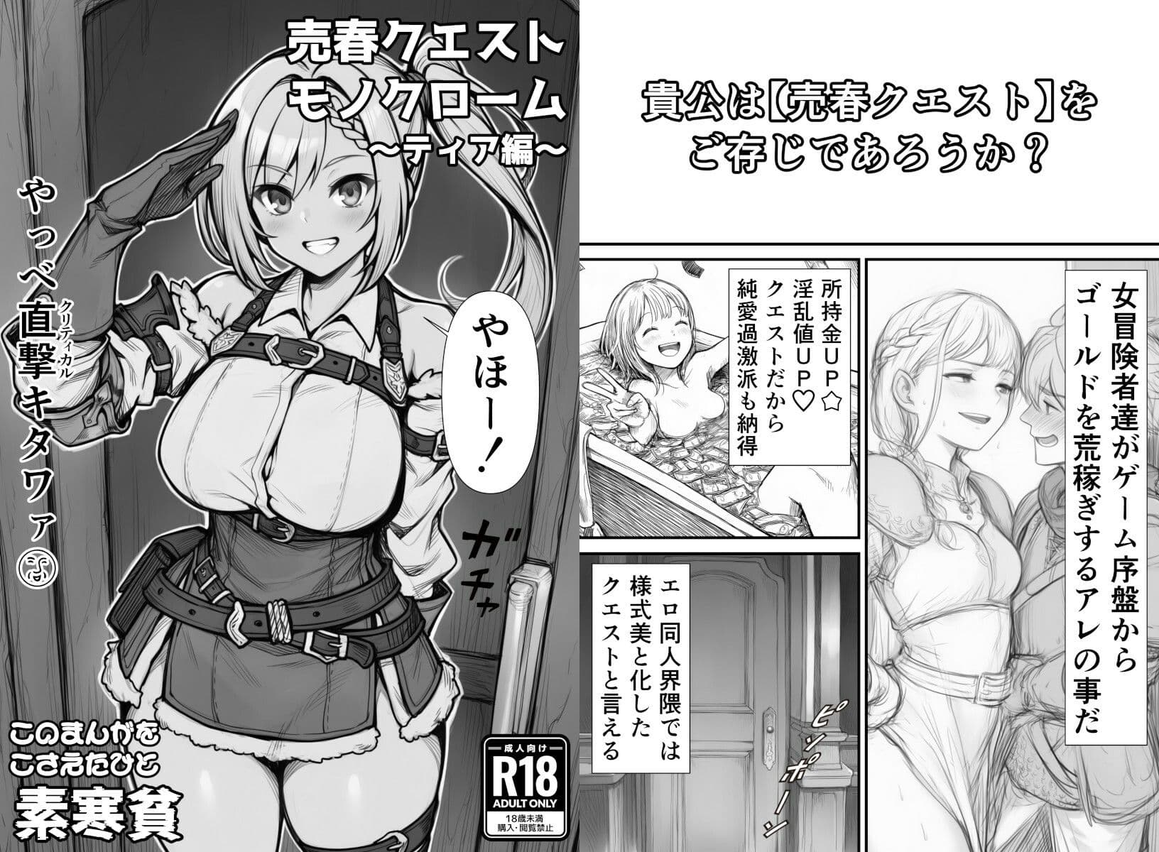 売春クエストモノクローム〜ティア編〜 サンプル 1