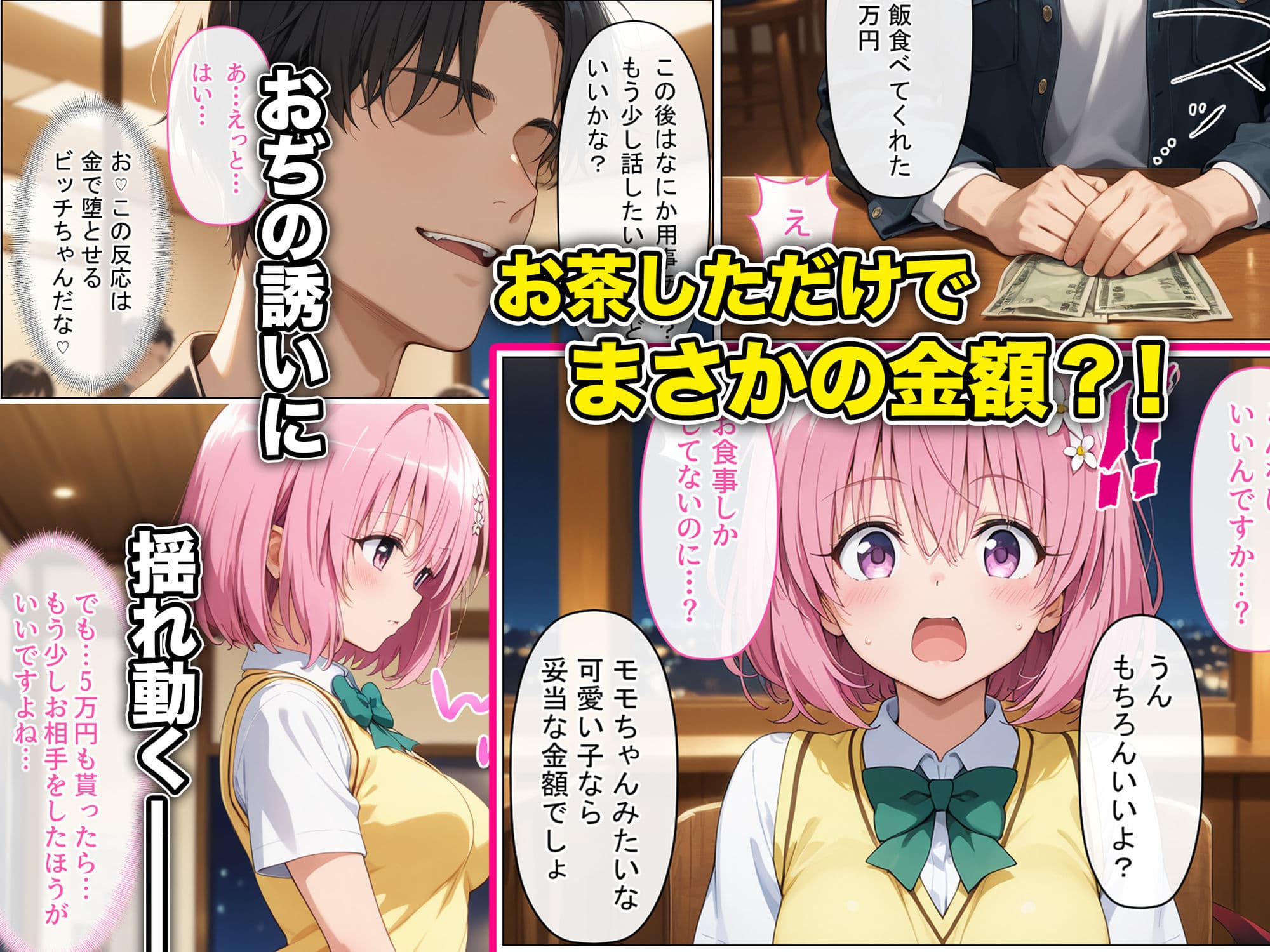 放課後、彼女たちはパパと会う〜本番NGのはずが…生中出し種付けレ●プされてまさかの快楽堕ち〜 サンプル 3