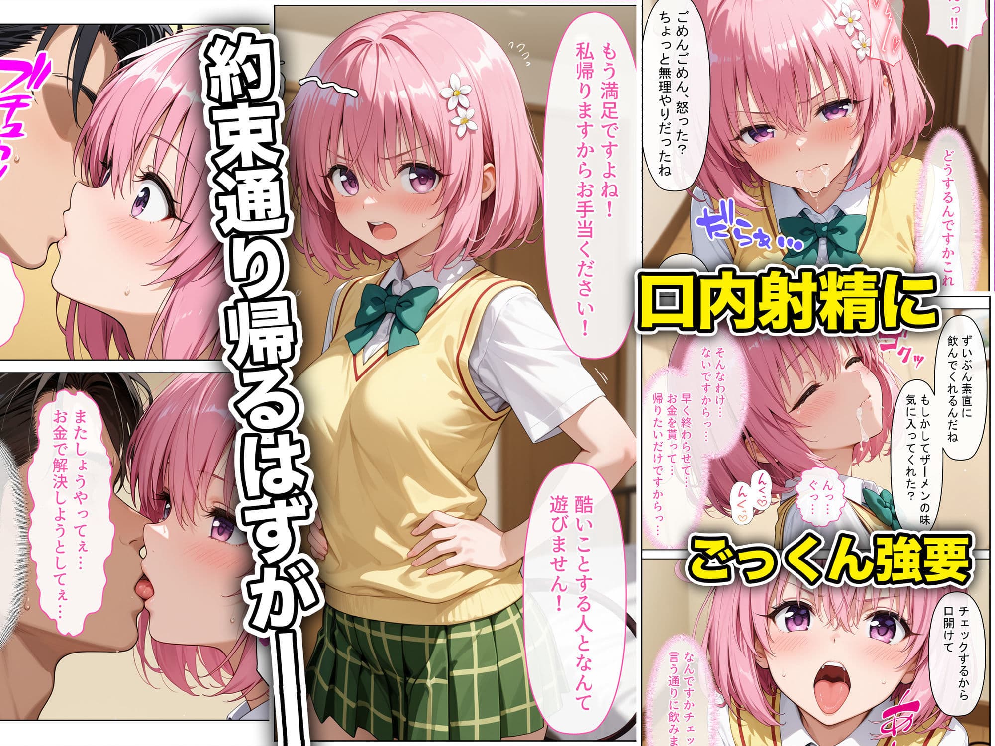 放課後、彼女たちはパパと会う〜本番NGのはずが…生中出し種付けレ●プされてまさかの快楽堕ち〜 サンプル 7