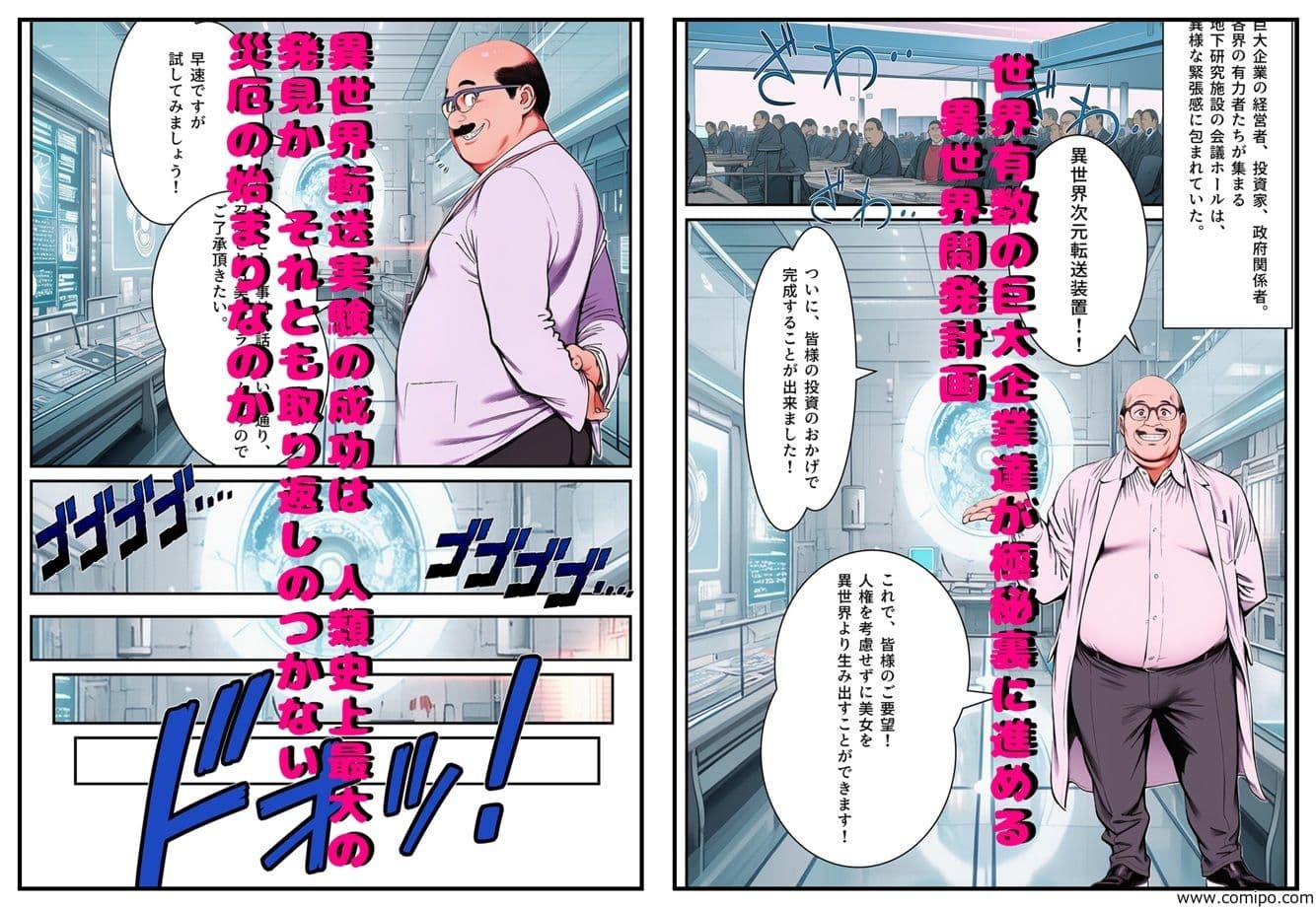 おっさん科学者の異世界転送実験で美少女を召喚してしまった件 サンプル 2