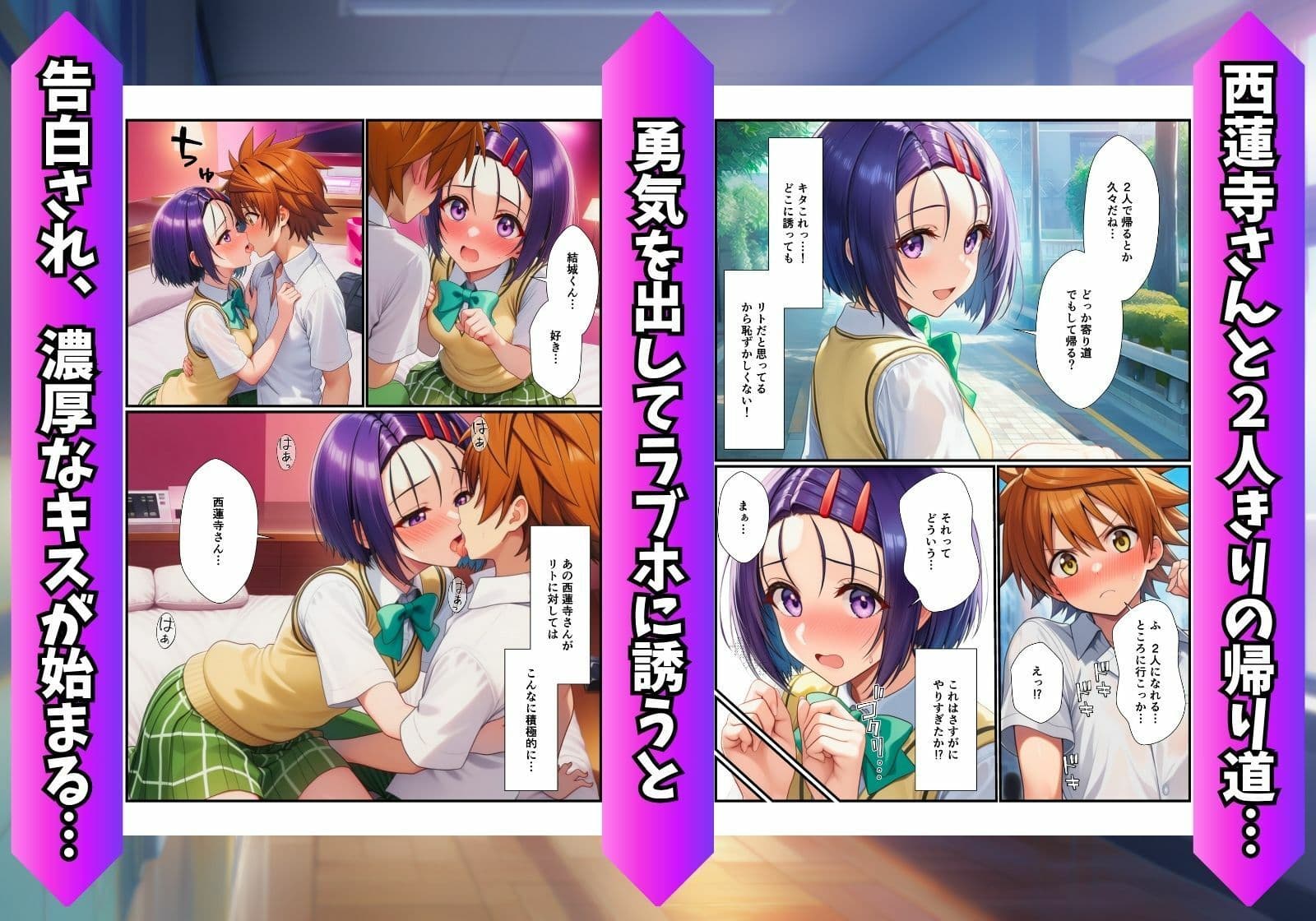 陰キャの俺がリトに憑依!トラブル娘とイチャラブ孕ませ放題! サンプル 2