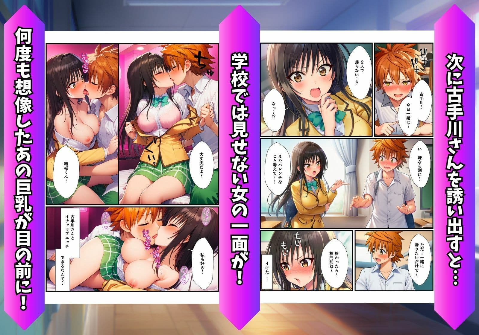 陰キャの俺がリトに憑依!トラブル娘とイチャラブ孕ませ放題! サンプル 4