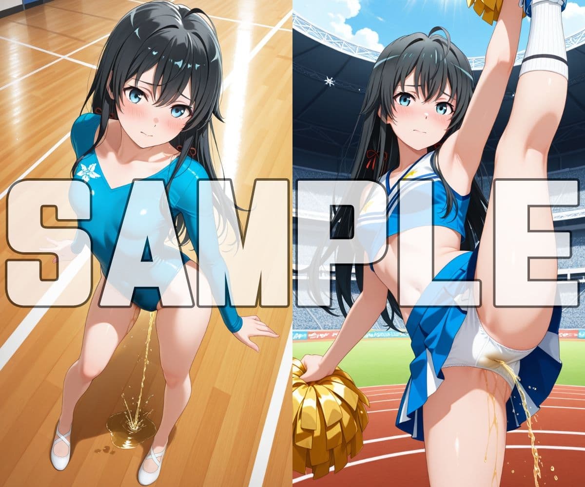 おしっこお漏らしチャレンジ【俺ガ〇ル スクールライフ編】 サンプル 2