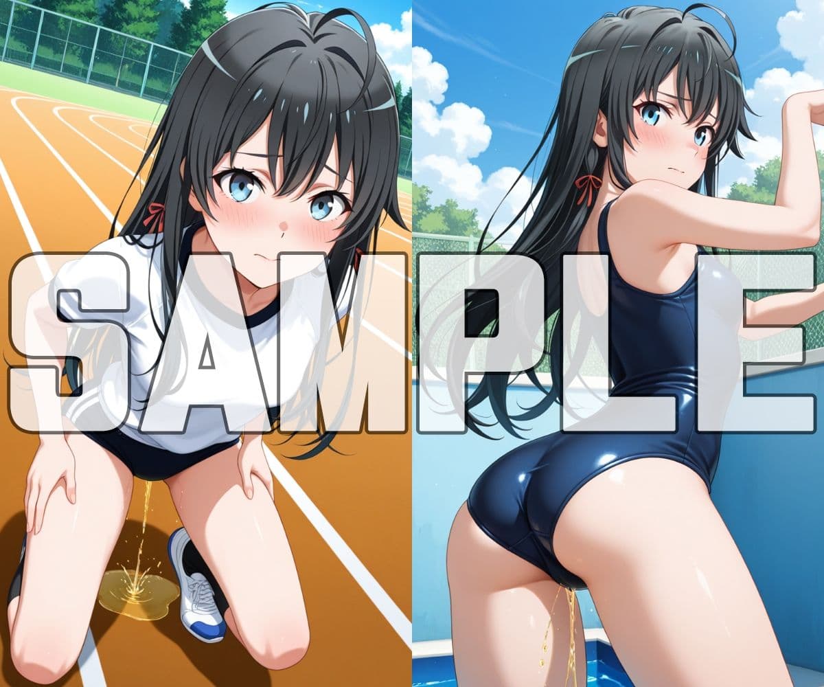 おしっこお漏らしチャレンジ【俺ガ〇ル スクールライフ編】 サンプル 3