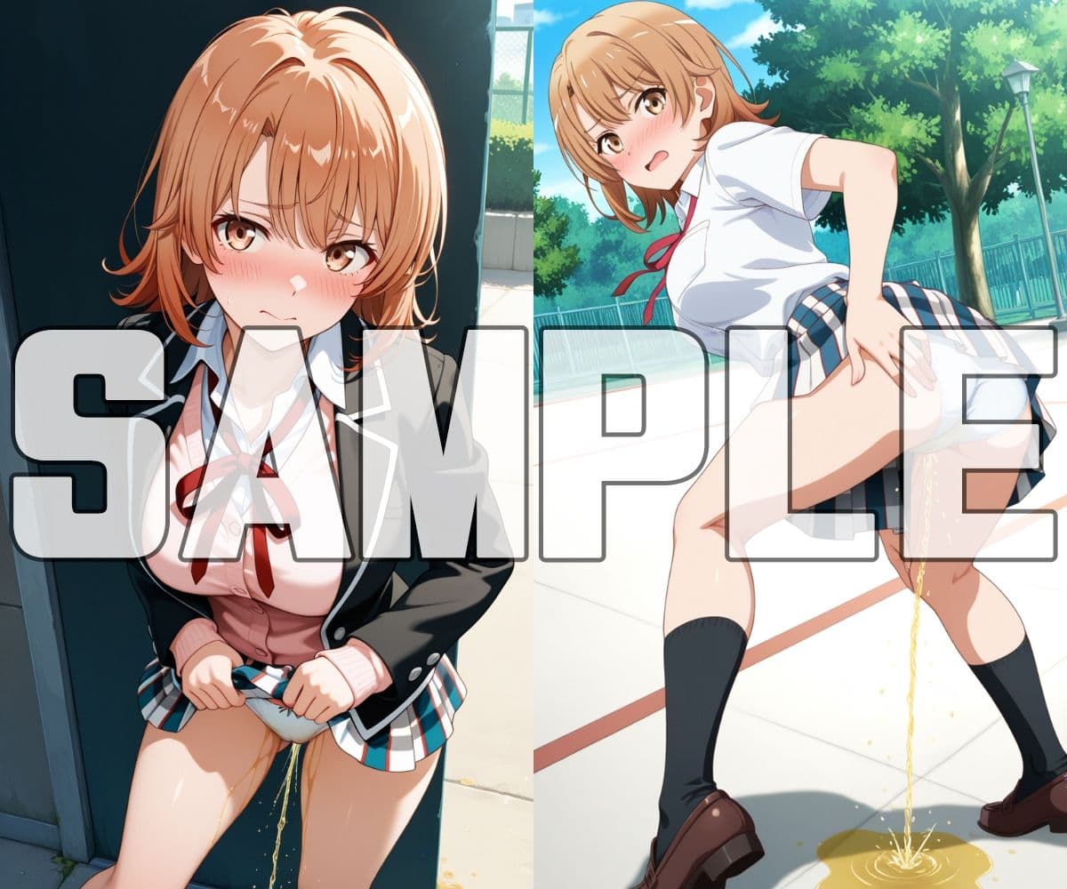 おしっこお漏らしチャレンジ【俺ガ〇ル スクールライフ編】 サンプル 7