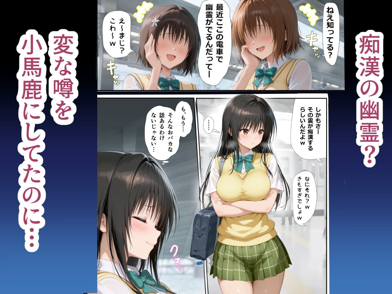 幽霊電車で目を付けられて無理やり痴◯霊プ サンプル 1