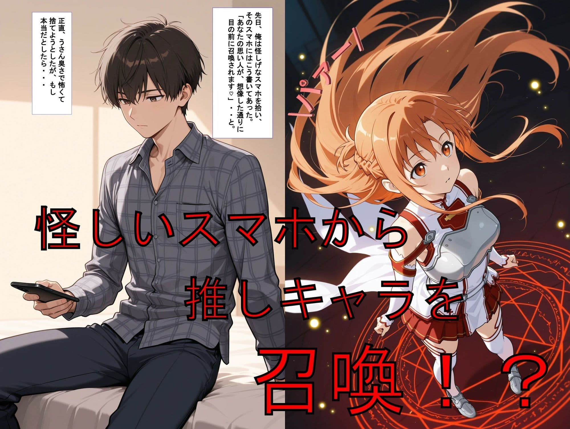 推しキャラ召喚した俺! 気高き美女を犯し、心を掌握! サンプル 1