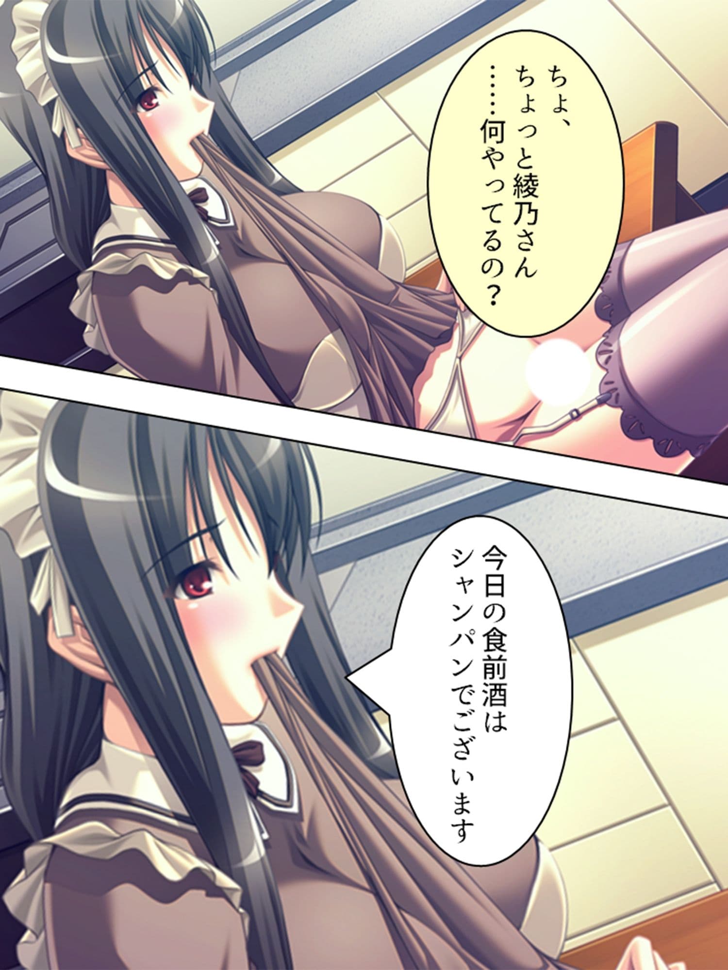 黒髪お姉さんメイドの桃色いちゃらぶご奉仕生活  ＜総集編＞ サンプル 4