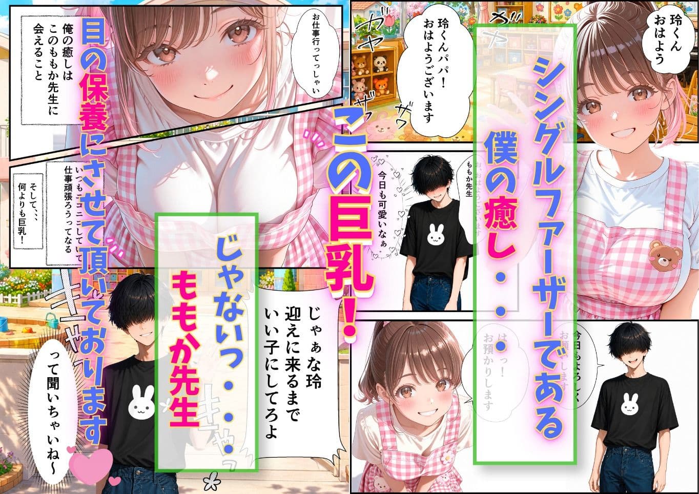 デリヘルで指名したら憧れの保育士さんが来た!? 絶対ナイショの特別ご奉仕してくれて滅した話 サンプル 1