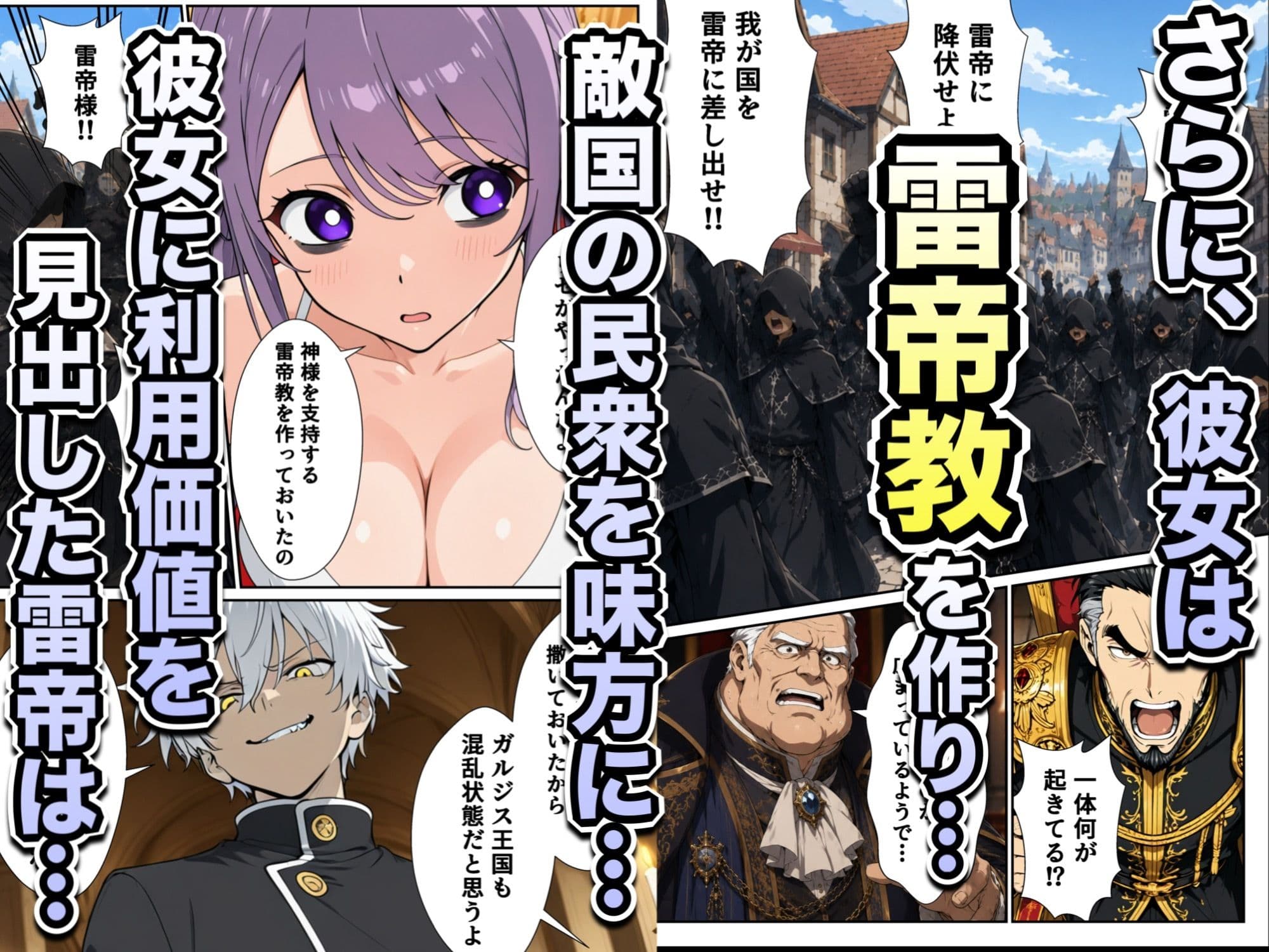 異世界召喚された最弱の雷魔法使い、体術で無双しまくり国へ復讐し、女全員を性奴●にした話2 サンプル 5