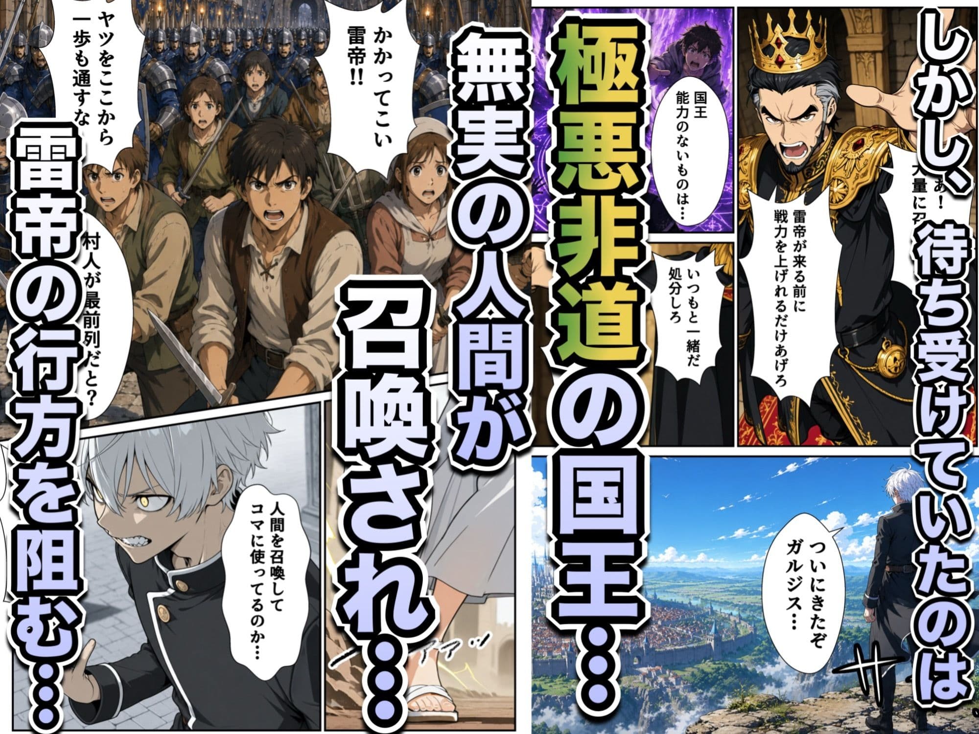 異世界召喚された最弱の雷魔法使い、体術で無双しまくり国へ復讐し、女全員を性奴●にした話2 サンプル 8