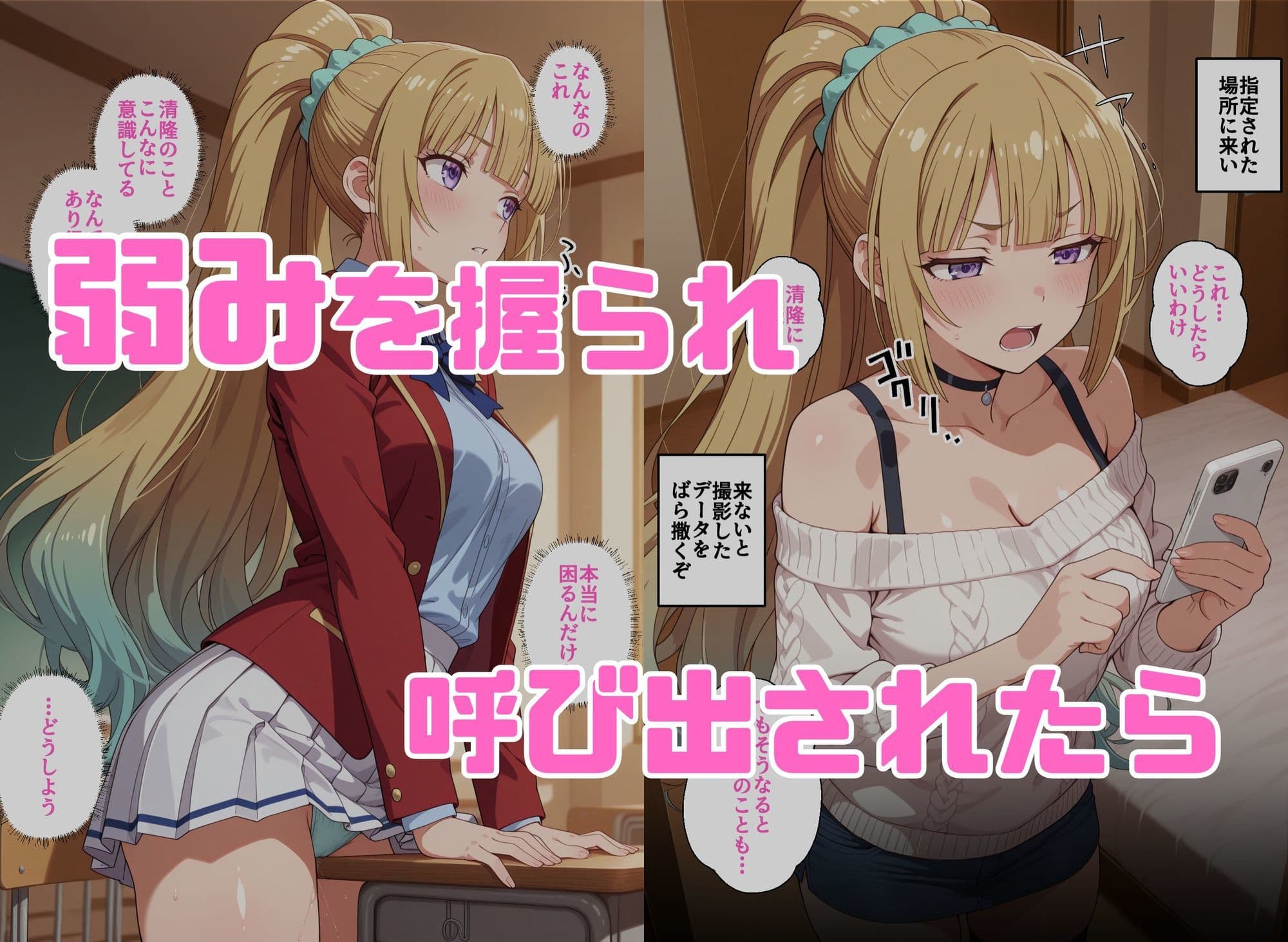 寝取られ女子 弱みをネタに支配された 軽〇沢恵 サンプル 2