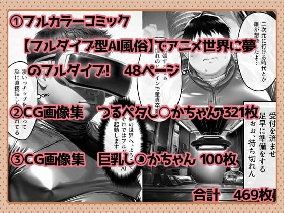 【フルダイブ型AI風俗】でアニメ世界に夢のフルダイブ、憧れのヒロインと中出しセックス三昧 サンプル 8