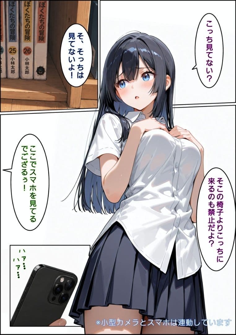 クラスの女子を騙して盗撮してみた サンプル 3