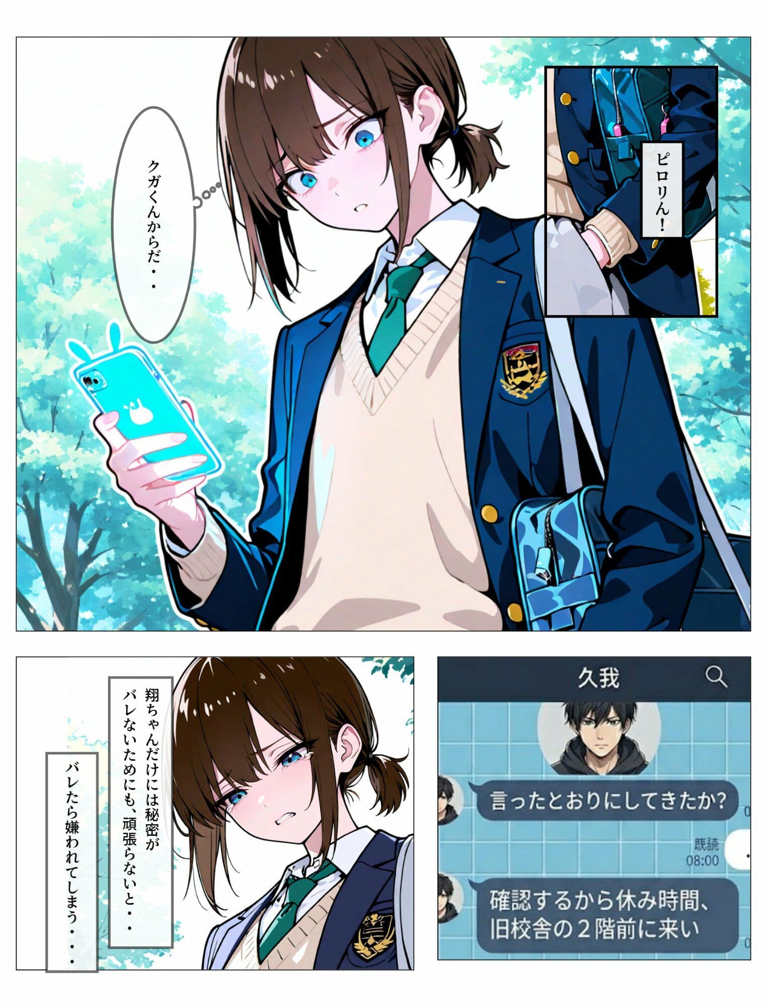 親友への恋心を隠す女装男子の裏垢がバレた日、その後 サンプル 2