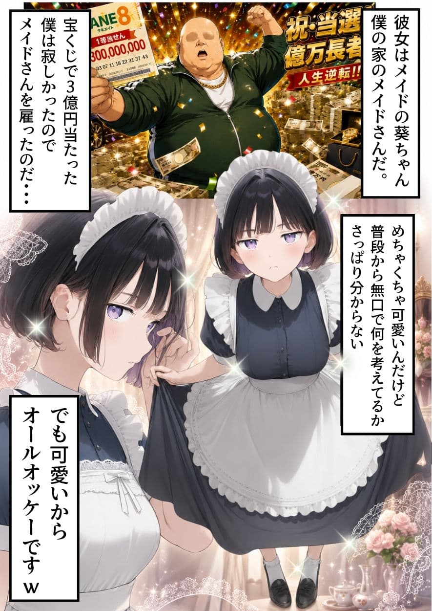セックスしないと出られない部屋にジト目メイドさんと閉じ込められたんだが・・・ サンプル 2