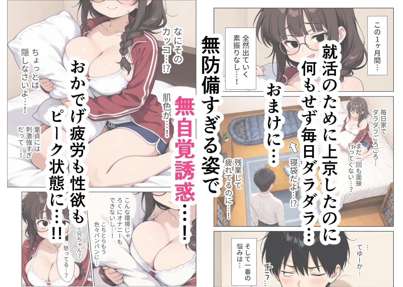ねちっこい寸止めスロー手コキフェラと先っぽから根本まで往復するスロー騎乗位で溜まった疲れを搾りとる年下幼馴染の甘やかし搾精 サンプル 2