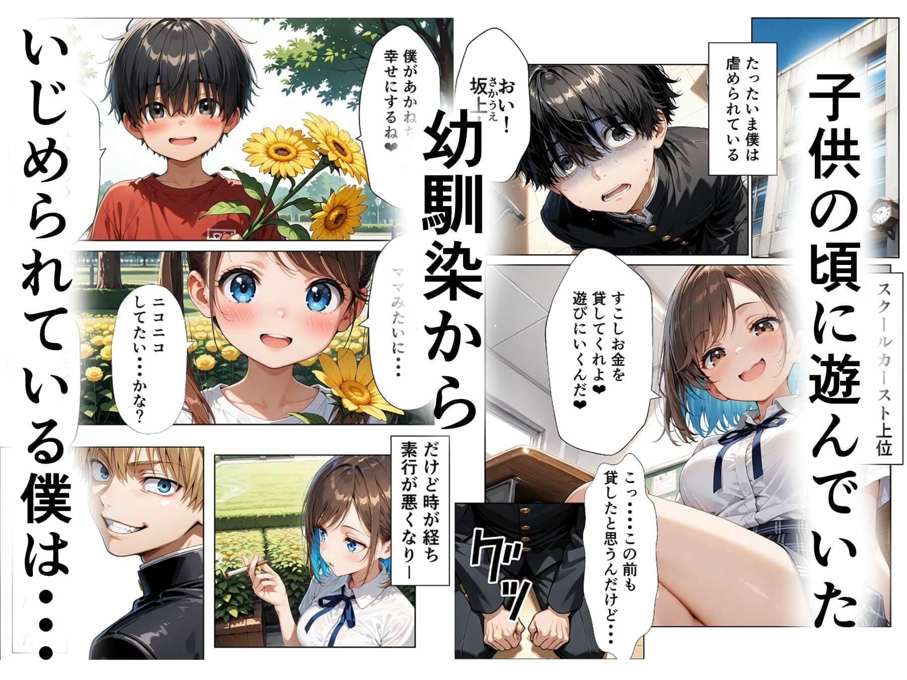 学園排泄  幼馴染がいじめるので人格排泄して幸せになります サンプル 1