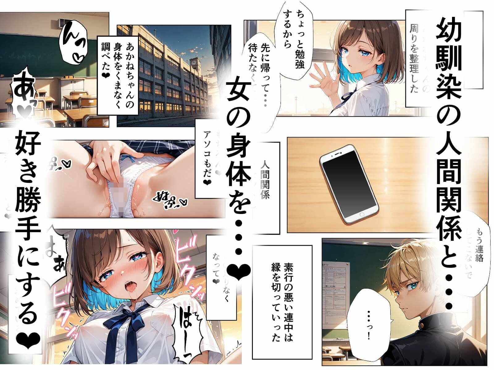 学園排泄  幼馴染がいじめるので人格排泄して幸せになります サンプル 4