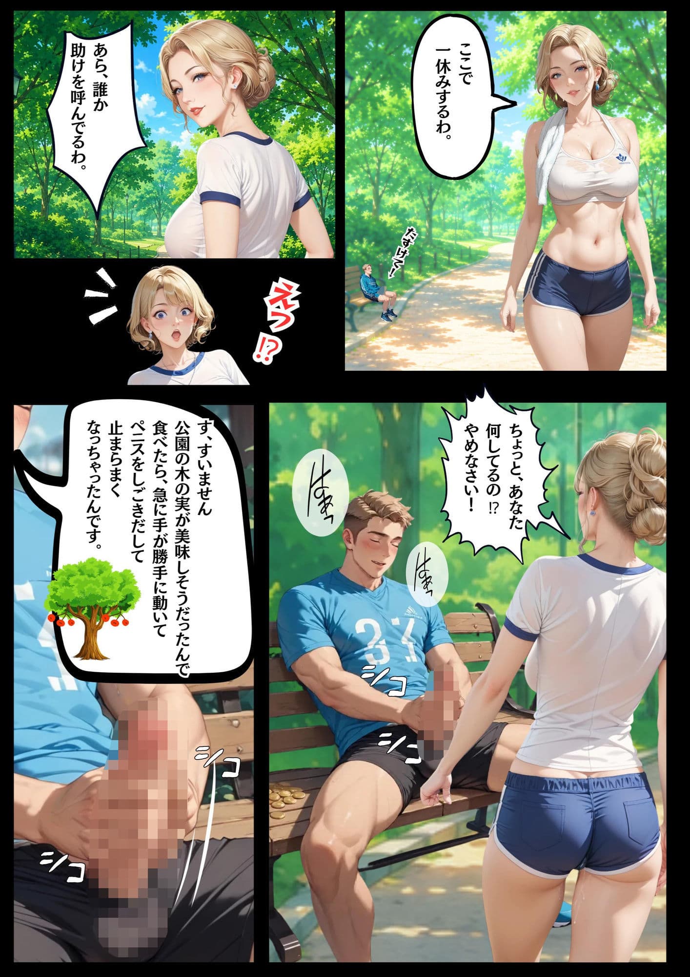 人妻は若いオスに夢中 サンプル 8