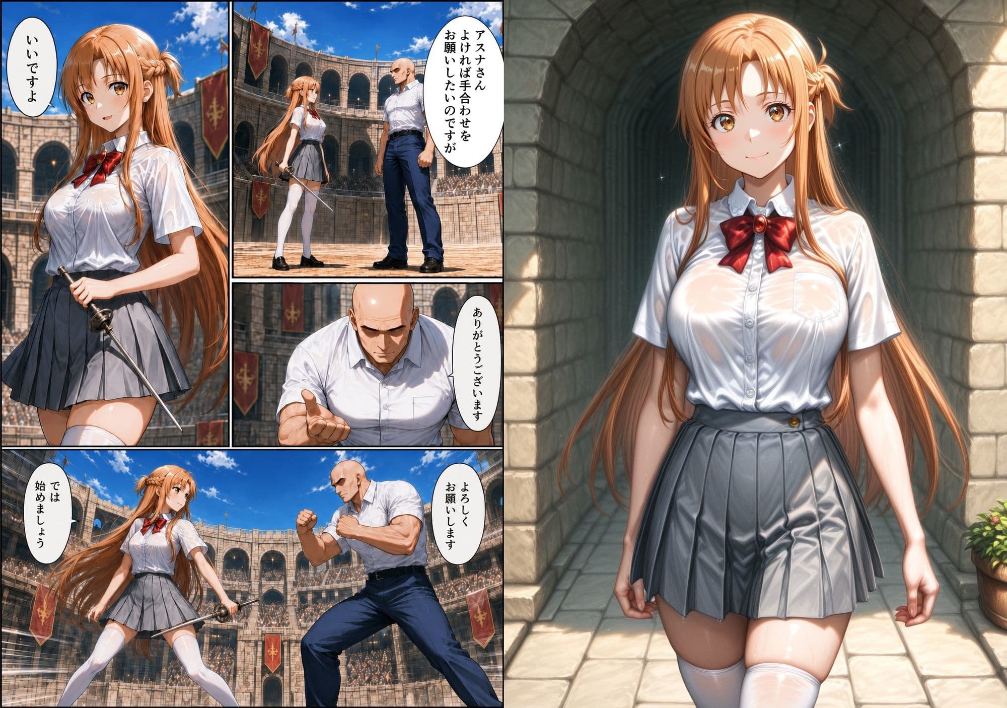 敗北して監禁されたア〇ナ サンプル 1