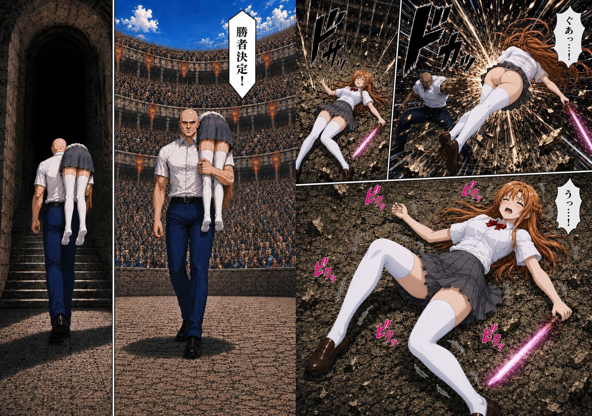 敗北して監禁されたア〇ナ サンプル 3