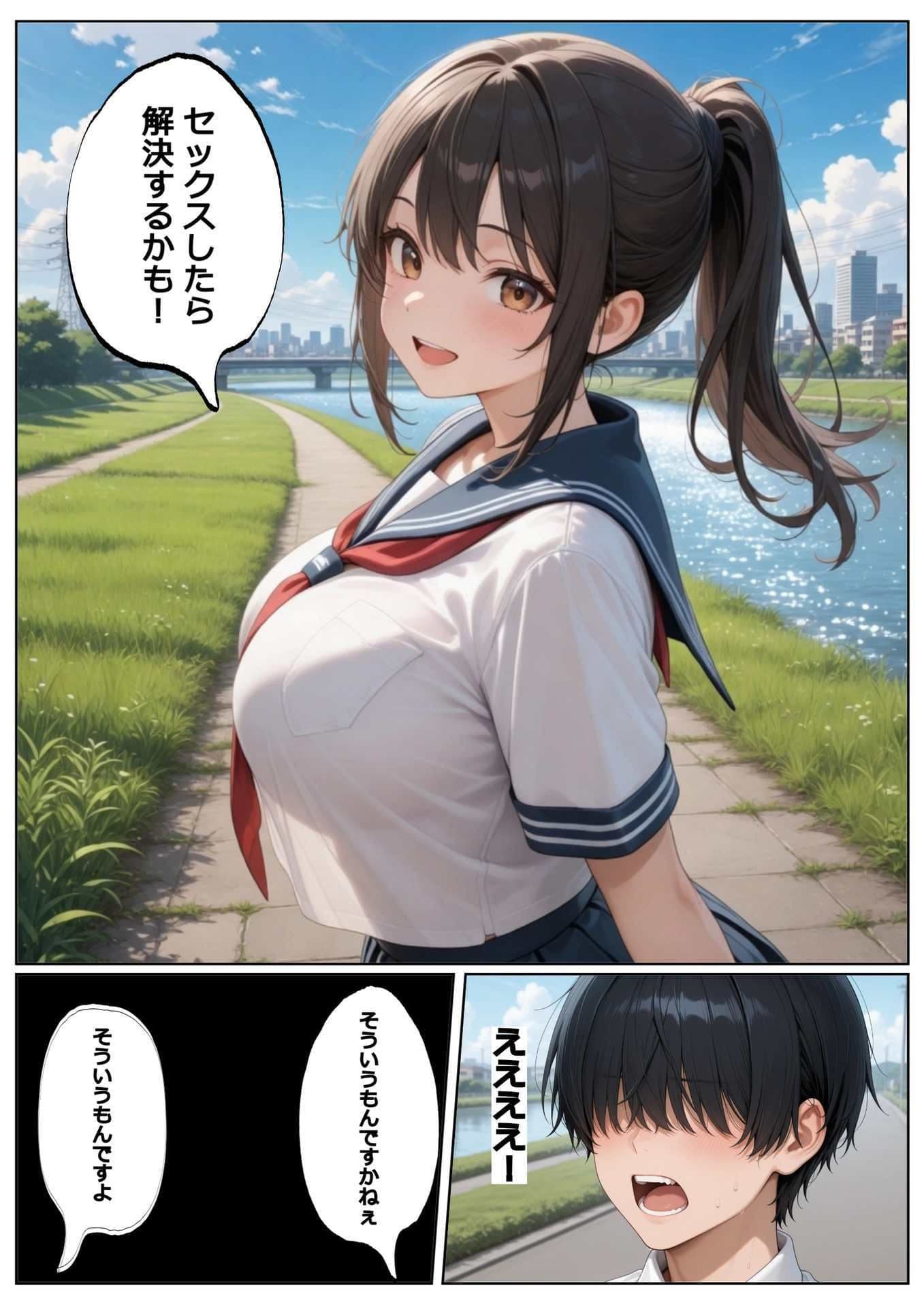 たいていの悩み事はセックスすれば解決!?するっていう話 サンプル 2