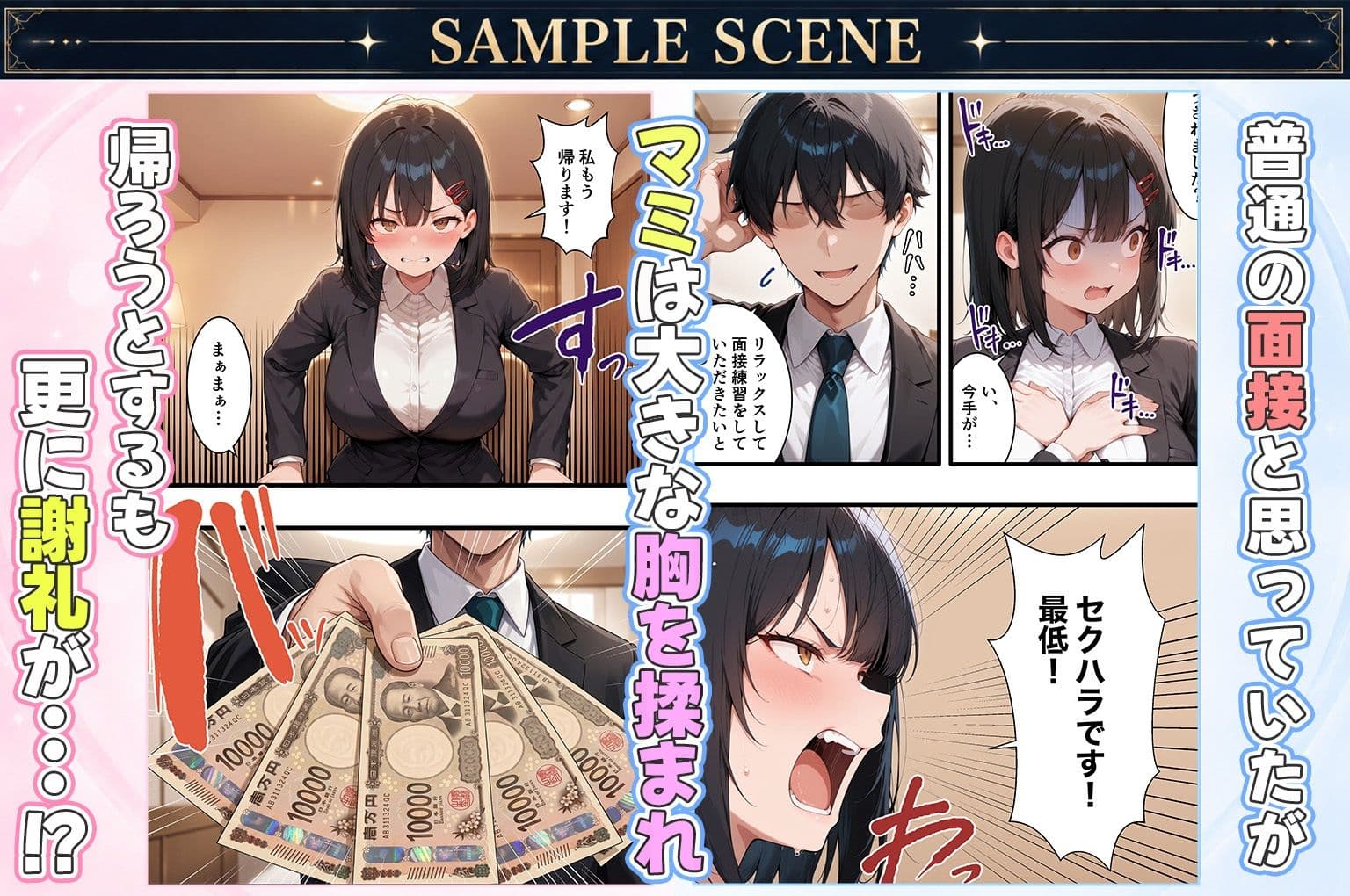 一流企業を目指す真面目な就活生女子がお金に負けて4Pハメ撮りSEXした話 サンプル 4